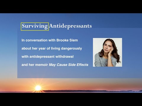 Brooke Siem's Year of Living Dangerously with Antidepressant Withdrawal