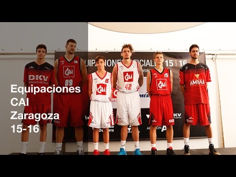 Presentación equipaciones CAI Zaragoza 2015-2016