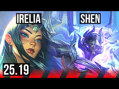 IRELIA vs SHEN (TOP) | KR Master | 25.19