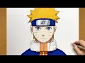 How To Draw Naruto Uzumaki Step By Step Easy Naruto Drawing For Beginners