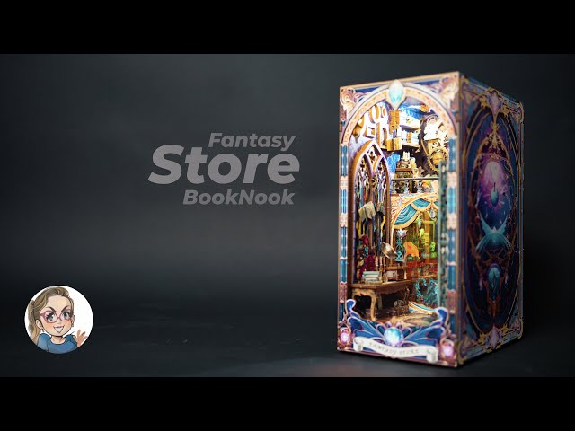 Vídeo relacionado con Tienda de Dulces navideños Casa en Miniatura - Kit de casa de muñecas DIY para Adultos, Book Nook Rompecabezas de Madera en 3D Kit para Mini casa Booknook Regalos para Familiares y Amigos