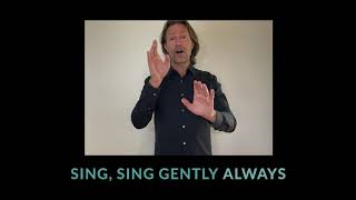 Conductor Video - Eric Whitacre&#39;s Virtual Choir 6: Sing Gently (SOPRANO HIGHLIGHTED)