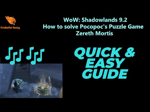 WoW: Shadowlands 9.2 - Solving the Symphonic Vault - Zereth Mortis