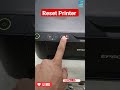 How to Fix Epson L3110 L3210 Printer Red light Blinkking_Reset #printer