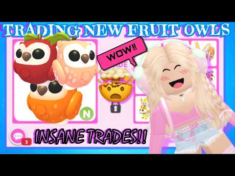 🍎🦉I Did SO Many INSANE Fruit Owl Trades!!!