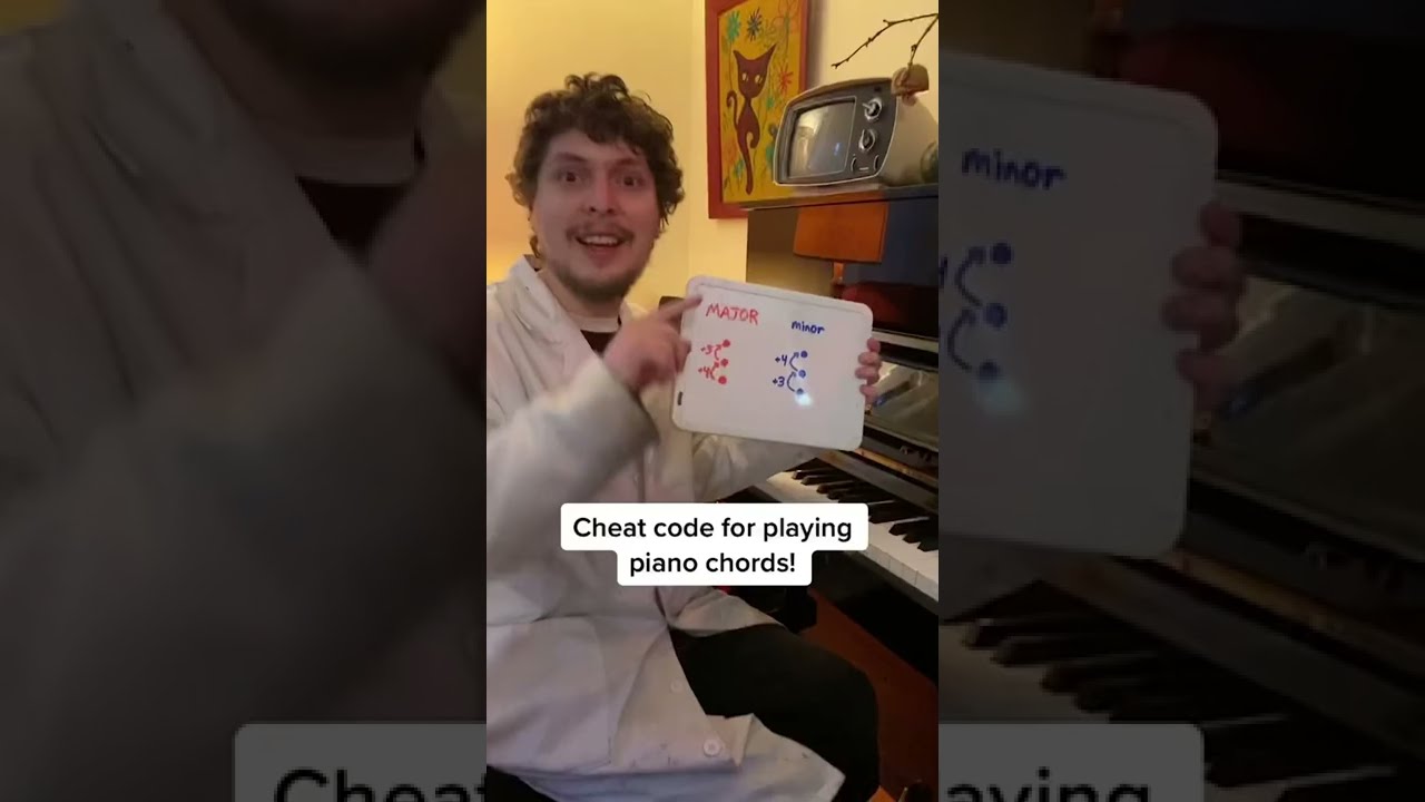 A Cheat Code For Playing Piano Chords! #shorts