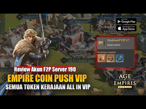 Review Akun F2P Full Push VIP!! Server 190 - Cara Dapat Arthur & Konstantinus Agung - AOEM Algara