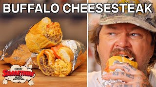 Ny's Best Kept Secret: Buffalo Chicken Cheesesteak | Cookin' Somethin'