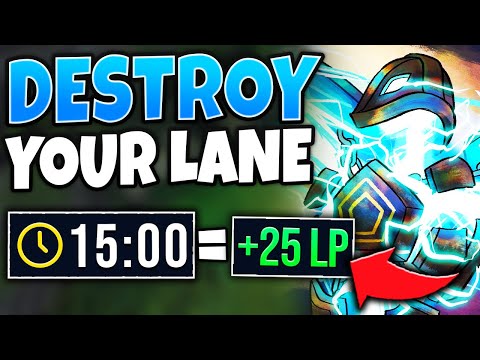 #1 XERATH WORLD HOW TO DESTROY LANE AND END IN 15 MINUTES (FREELO) - League of Legends