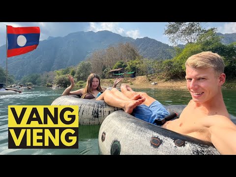 WHAT VANG VIENG is actually like? - CRAZY Tipsy Tubing! - LAOS 🇱🇦