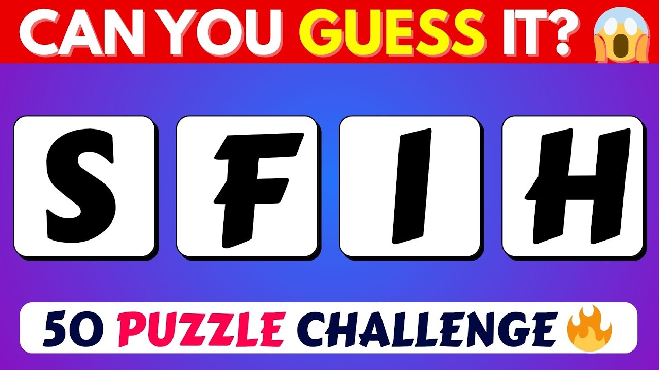 Can You Solve These Unscrambled Words? 🔥 Unscramble Words Challenge | 50 Puzzle Quiz
