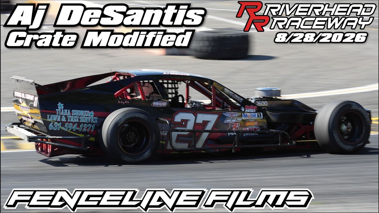 Aj DeSantis Crate Modified at Riverhead Raceway