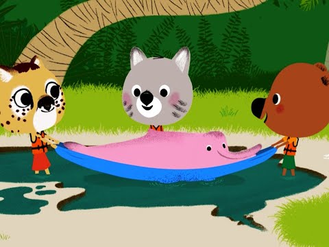 Mouk Der Weltreisebär - Mein Freund, der Delfin | Zeichentrickfilm für Kinder