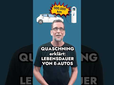 Video Thumbnail: Lebensdauer von E-Autos #eauto #emobilität 