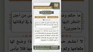 5422 -  حكم حبس الطيور في الأقفاص  - نور على الدرب image