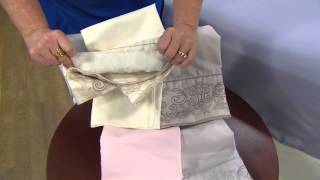 Northern Nights 500TC Embroidered Medallion Sheet Set with Dan Hughes