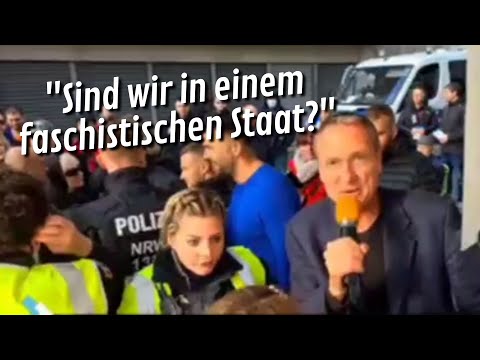 Stürzenberger in Gladbeck - POLIZEI hindert Menschen an Teilnahme der Veranstaltung, 12.11.2022