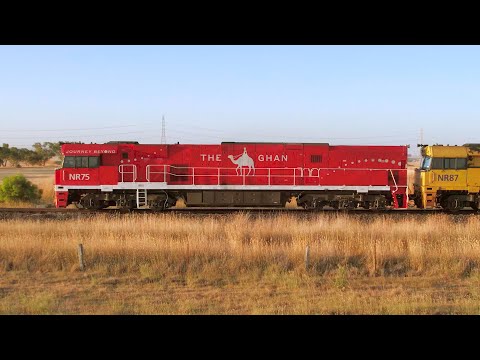 2MA5 Pacific National Intermodal Container Train Chased By Drone (4/3/2024) - PoathTV Railways