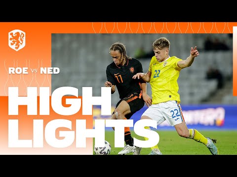 Highlights Jong Roemenië - Jong Oranje (27/9/2022)