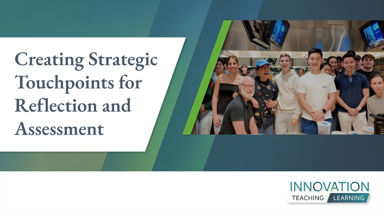 Creating Strategic Touchpoints for Critical Reflection