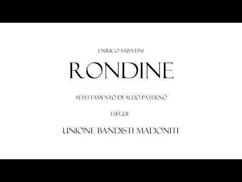 Enrico Sabatini - RONDINE - Unione Bandisti Madoniti