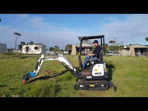18DS Mini Excavator Demonstration - Compact Digger At Work