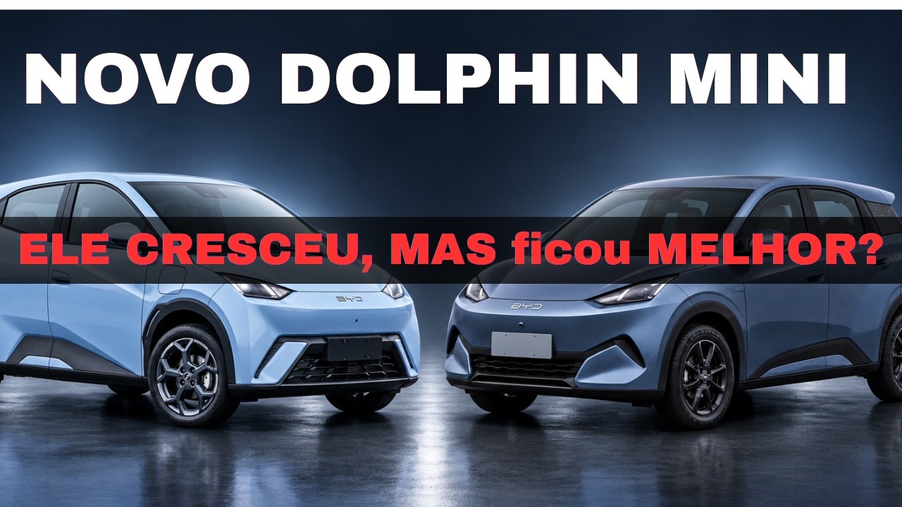 Novo BYD Dolphin Mini segunda geração com 129 cv e 5 lugares em pré-venda na China em 2026