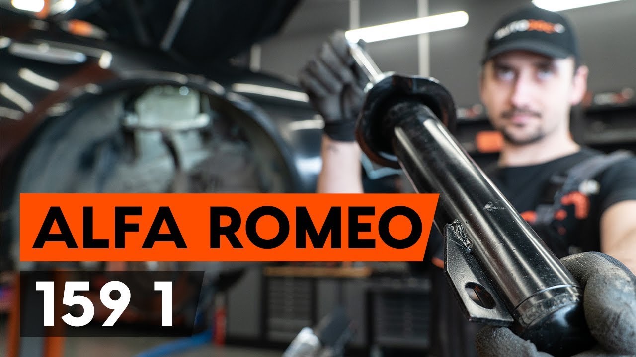 Cómo cambiar: amortiguador telescópico de la parte delantera - Alfa Romeo 159 Sportwagon | Guía de sustitución