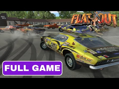 Flatout 1 (2004) - Full Career Playthrough (Pc) (No Commentary)