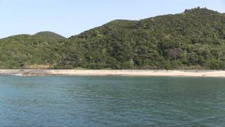 preview picture of video '鹿児島 大隅半島海岸と海（７）田尻海水浴場付近海岸線'