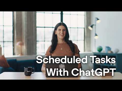 Video Thumbnail: Schedule tasks with ChatGPT