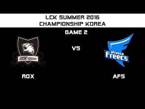 ROX vs. AFS (ROX Tigers vs. Afreeca Freecs) Game 2 LCK Summer W11D5 Highlight of League Of Legends