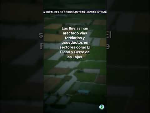 Inspecciones en zona rural de Los Córdobas tras lluvias intensas