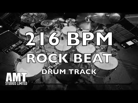216 BPM ROCK BEAT