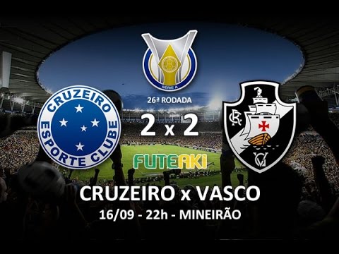Melhores momentos: Cruzeiro 2 x 2 Vasco pela 26ª rodada do Brasileirão 2015