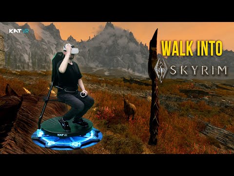 NEW KAT Walk C 2+ VR Treadmill: WALK Into Skyrim VR!