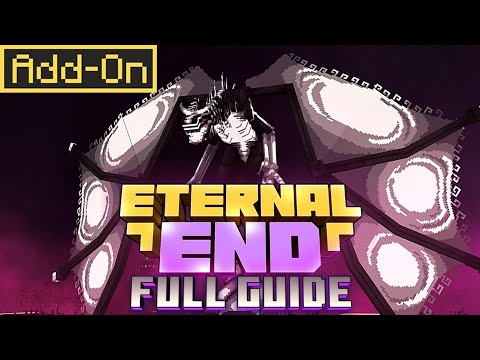 The End Dimension Update Everyone NEEDS!! | Eternal End Bedrock Addon Full Guide