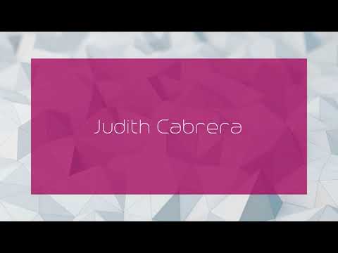 Judith Cabrera - appearance