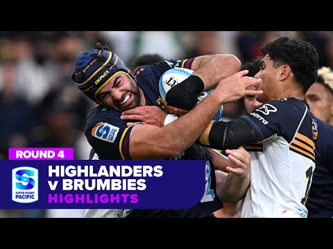 Highlanders v Brumbies Highlights | Round 4 | SRP 2024