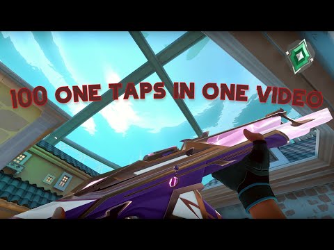 100 one taps in one video