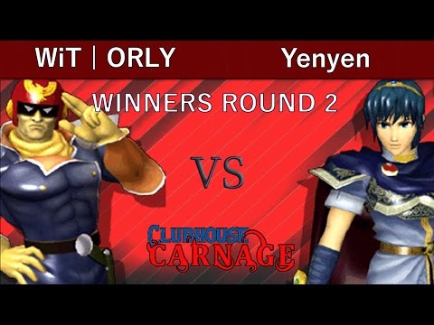 Clubhouse Carnage Melee  WINNERS ROUND 2 - WiT | ORLY (Captain Falcon) vs Yenyen (Marth)