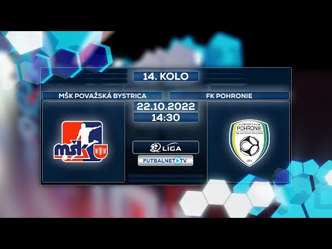 2.liga 2022/2023 14.kolo: MŠK Považská Bystrica - FK Pohronie (zostrih)