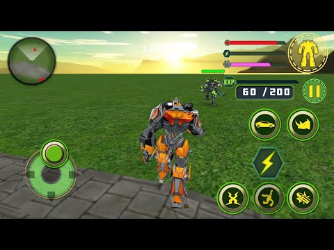 Robot Justice War: Car Jet Transform Game 2023 - Android Gameplay