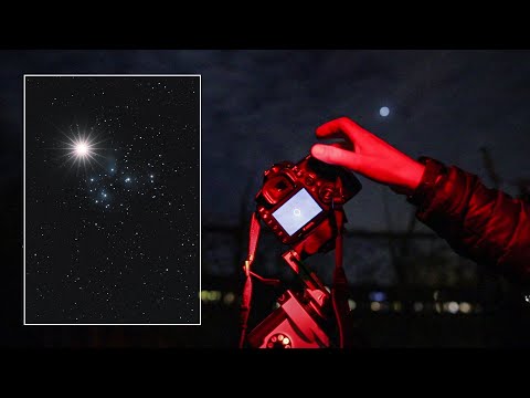 Venus und die Plejaden fotografieren (unvergessliche Nacht)