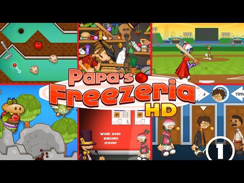Papa's Freezeria HD All Mini Games