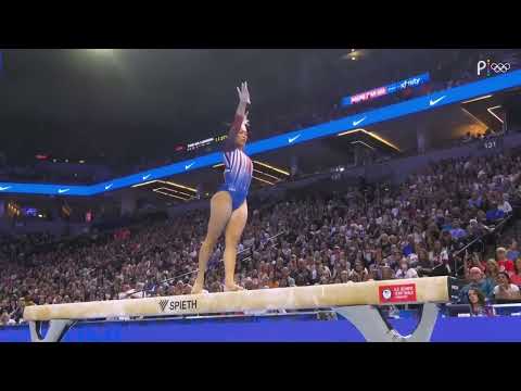 Sunisa Lee 🇺🇸 BB 14.400 2024 US Olympic Trials Day 1