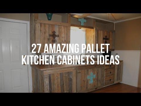 🔴 27 Amazing PALLET KITCHEN CABINETS Ideas