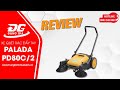 Xe quét rác đẩy tay Palada PD 80c/2 - Thiết bị quét rác thông minh hiện đại