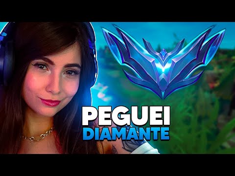 PEGUEI DIAMANTE NO LOL