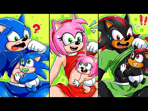 Brewing Cute Pregnant & Baby Cute Factory! - Sonic The Hedgehog 3 Animation